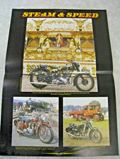 STEAM & SPEED ARIEL 350 1938 TRIUMPH SQUIRREL CENTREFOLD A4 X 2 FILE Y