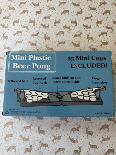 Mini beer pong - pong, set