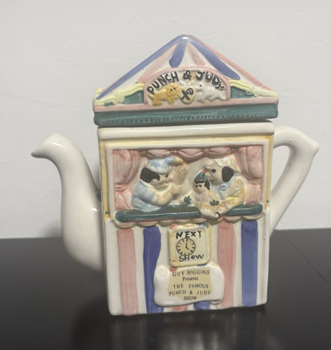 Punch judy ceramic teapot - judy,