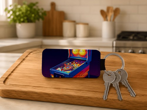Keyring retro pinball - keyring, machine