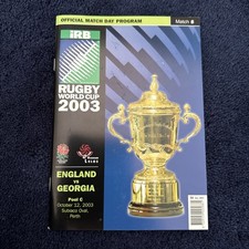 ENGLAND v GEORGIA RUGBY WORLD