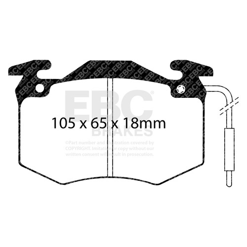 Ebc dp546 brake pad set - brake,