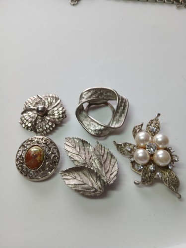 Vintage scarf clips one - vintage,
