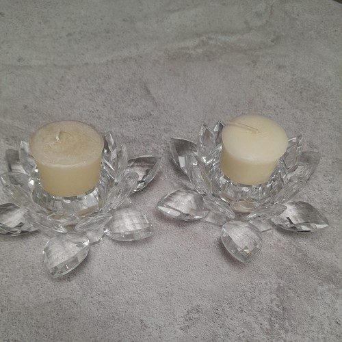 Pair crystal candle - pair,