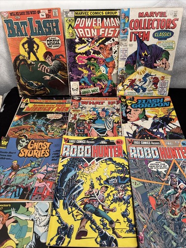 Rare vintage comics job lot - lot, x9
