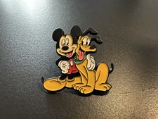 Mickey Mouse & Pluto Pin Badge