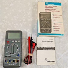 RadioShack  Wide Frequency  Multi Meter 22-7220 Working Boxed Complete