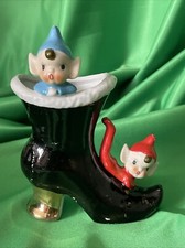 Vintage ceramic black ladies - vintage,