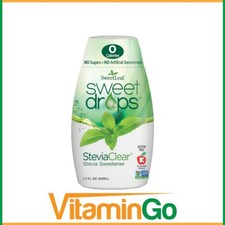 Sweetleaf SteviaClear Sweet Drops | 50 Servings | Keto Friendly | Zero Sugar