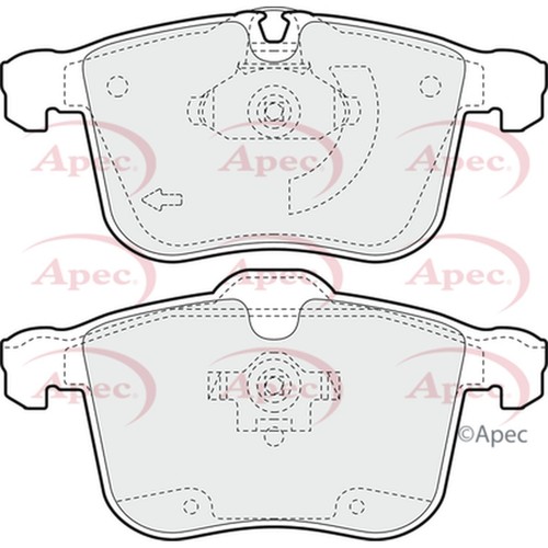 Brake pads set for - pads, 9-3x