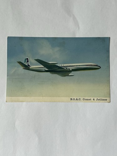 Postcard boac comet - boac, 4