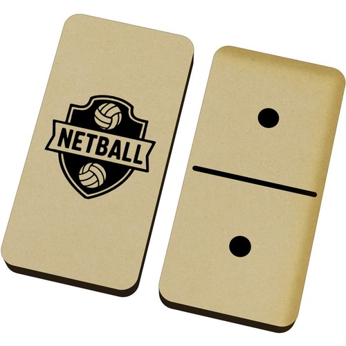 Netball emblem domino set - domino,