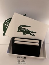 Lacoste Men's Black Leather
