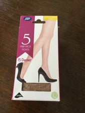 New Boots 15 Denier 5 pair Tights M/L size Nude Colour