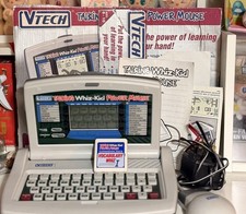 VTech Talking Whiz Kid Power Mouse Deluxe Laptop Tested Vintage Toys