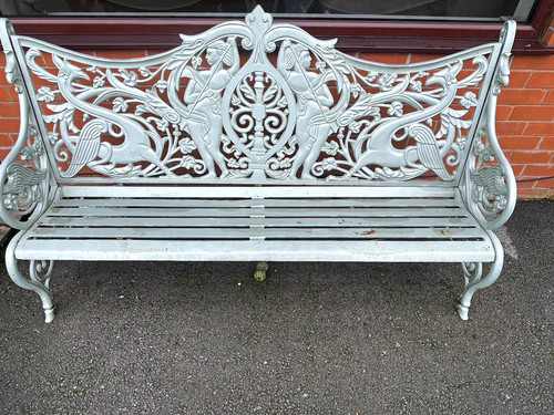 Grey metal antique garden - metal,