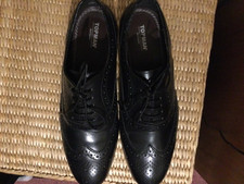 MENS TOP MAN BLACK OXFORD