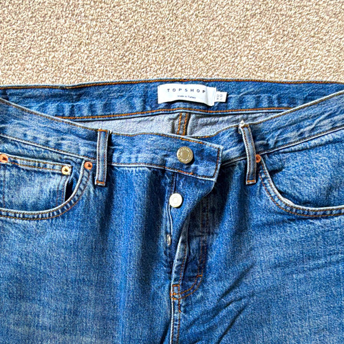 Topshop women blue - topshop, denim
