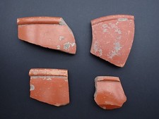 Roman Samian Ware - Terra Sigillata - Pottery Sherds