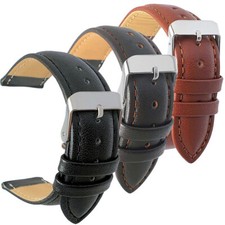 Black Brown Tan Leather Watch