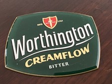 Rare Worthington’s Creamflow Perspex Beer Pump Clip