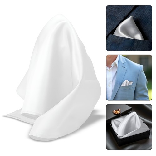 Plain pocket square - pocket, satin