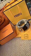 Fendi Jacquard Buckle Belt