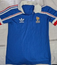 France 1986 Original Adidas Football Shirt Size Small 91-97cm