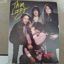 THIN LIZZY 1979 BLACK ROSE TOUR PROGRAMME & TICKET Manchester Apollo 16th Dec. 