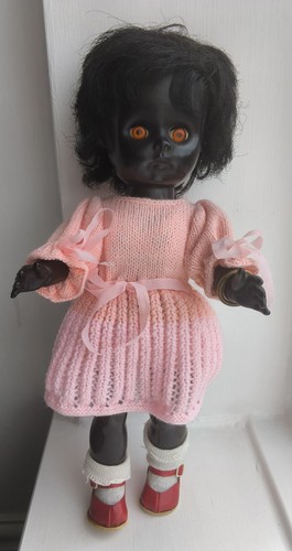 Vtg 1960 black doll - vtg,