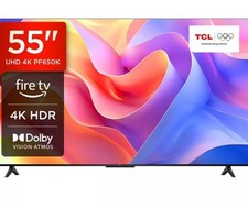 TCL 55PF650K 55 Inch LED 4K Ultra HD Smart FIRE TV Bluetooth WiFi new