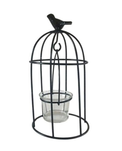 Shabby chic bird cage metal - bird,