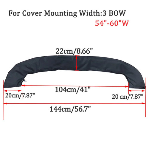 600d bow bimini top boot - 600d,