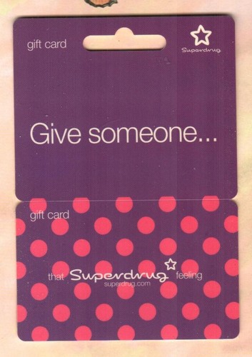 Superdrug give someone - give,