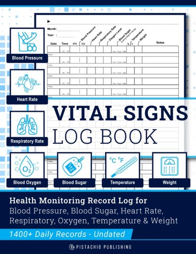 Vital signs log book complete - vital,