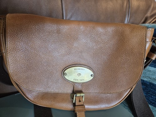 Thick leather satchel - leather,