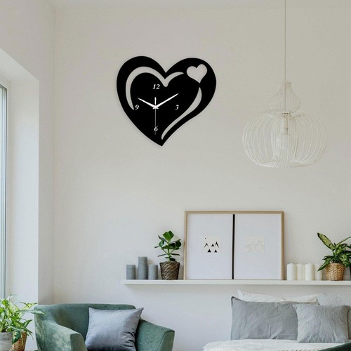 Heart shaped wall clock - shaped,