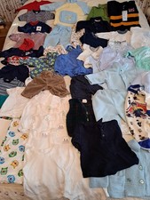Large Bundle Job Lot Baby Boys Clothes 56 Items 3 6 Mnth Outfits Vests Sleepsuit