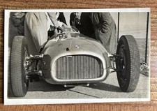 BRM V16, Folkingham, Motor Racing Car Original Period Vintage Photo, 1950