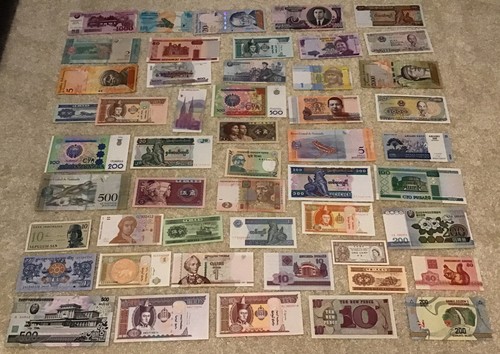 Lot world banknotes - lot, of