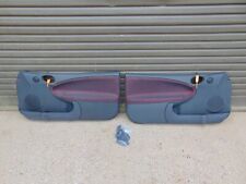 Rover 25 door cards Streetwise 03-05 Pair fronts black Drivers passenger red