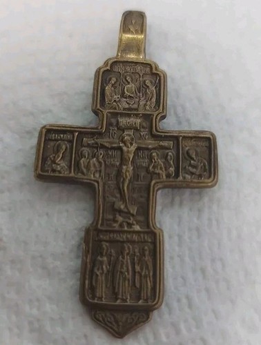 Icon cross bronze - icon,
