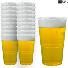 10oz 20oz Plastic  Half Pint /Pint Glasses Cups Reusable Plastic Party Glasses