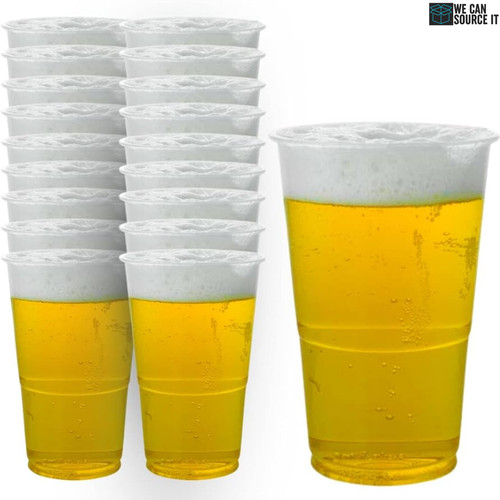Clear 10oz 20oz - clear, half