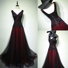Black  Red Wedding Dresses