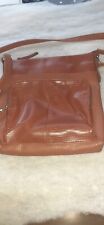 Ladies shoulder bag / hand bag Brown 5 pockets. Adjustable strap. BRAND NEW