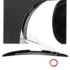 Gloss Black Rear Boot Trunk Spoiler Lip Tail Wing for AUDI A5 B9 B9.5 Coupe