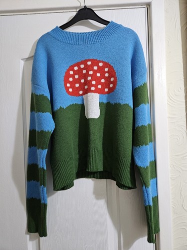 Zara mushroom toadstool blue - zara,