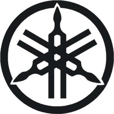 Yamaha round emblem - 2, 50mm