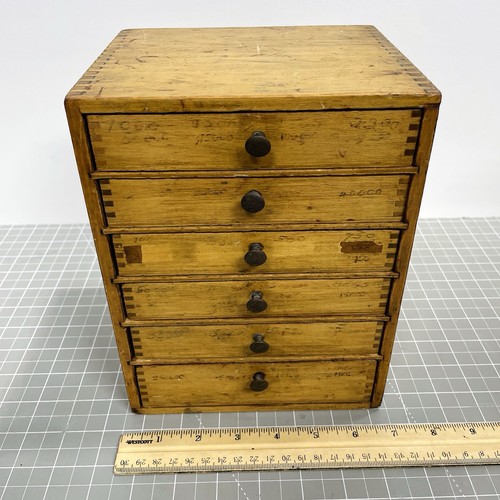 Antique wood drawer - antique, 6-drawer